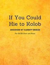 If You Could Hie to Kolob SATB choral sheet music cover